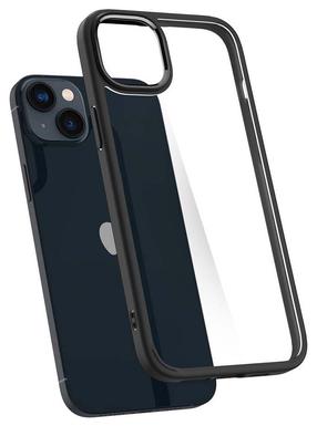 Telefono dėklas Spigen Ultra Hybrid, skaidri sp./juoda sp., Apple