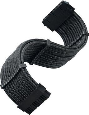 Kabelis SilverStone 24-Pin ATX Extension Cable SST-PP07E-MBB 24-Pin ATX male, 24-Pin ATX female, 0.3 m, juoda sp.