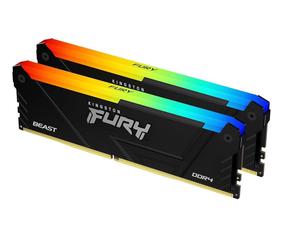 Operatyvioji atmintis (RAM) Kingston Fury Beast RGB KF436C17BB2AK2/16, DDR4, 16 GB, 3600 MHz