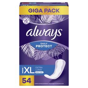 Pesukaitsmed Always Daily Protect Extra Long, 54 tk