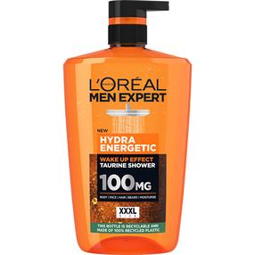 Ķermeņa mazgāšanas želeja vīriešiem L’Oréal Paris Men Expert Hydra Energetic Taurine, 1000 ml