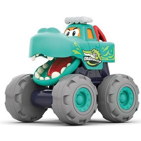 Žaislinis keturratis Smily Play Monster Truck Crocodile SP84360, žalia sp.