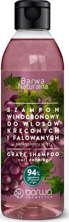 Šampūnas Barwa Natural Grape Curl Defining, 300 ml