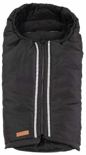 Talvine magamiskott beebile BabyTrold Alaska, must v., 98 cm x 45 cm