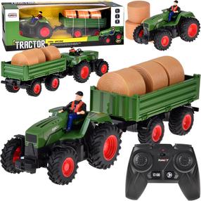 Rc трактор Korody Farm Machine RC0717, зеленый цв.