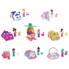 Rotaļlietu figūriņa, ar piederumiem Mattel Polly Pocket HKV55, (krāsa/dizains tiek izvēlēts nejauši)
