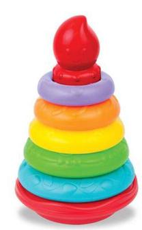 Lavinimo žaislas WinFun Wobble Cake Stacker