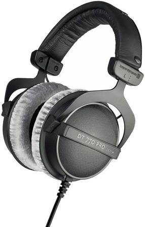 Laidinės ausinės Beyerdynamic DT 770 PRO 250 Ohm, juoda sp.