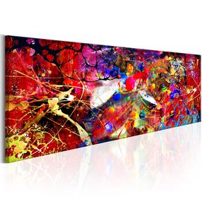 Reprodukcija Artgeist Red Forest KR33, 150 cm x 50 cm