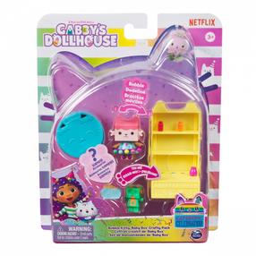 Набор фигурок Spin Master Gabbys Dollhouse Bobble Kitty 'Baby Box' Crafty Pack 6068602, многоцветный