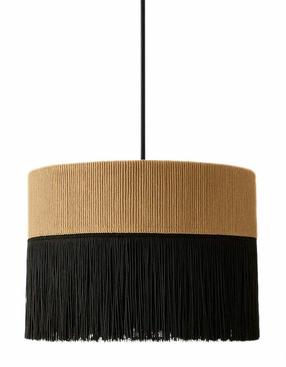 Lampa griesti Opviq Tenabra 687HMY2509, E27, 1 x 40 W, melna krās./bēša krās. / melna krās., 30 x 30 cm