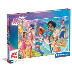 Puzle Clementoni Super Winx 21750, 33.5 cm x 48.5 cm, 300 gab., daudzkrāsaina