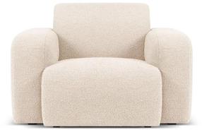 Krėslas Micadoni Home Molino Boucle, smėlio sp., 105 cm x 95 cm x 72 cm