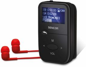 MP3 mängija Sencor SFP 4408 BK, must v., 8 GB