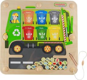 Магнитная доска Masterkidz Garbage Sorting, многоцветный