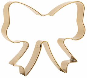 Formelė sausainiams, rinkinys Homla Jalo bow, aukso, 9.5 cm x 9 cm