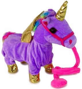Игрушечное животное единорог Lean Toys, фиолетовый цв.