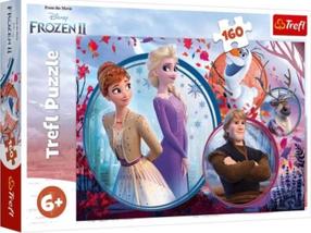 Пазл Trefl Frozen II Sisterhood adventure, 160 шт., многоцветный