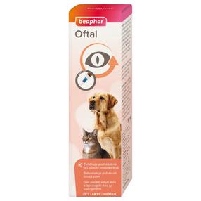 Acu tīrīšanas līdzeklis dzīvniekiem Beaphar Oftal, 50 ml