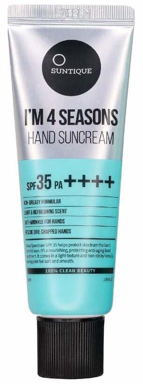 Rankų kremas Suntique I’m 4 seasons SPF35, 50 ml