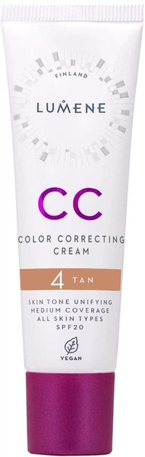 CC krēms Lumene Color Correcting, SPF 20, tan krās., 4, 30 ml