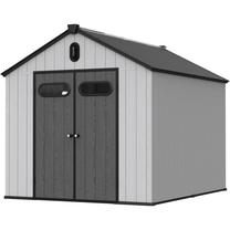 Sodo namelis Halmstad, 292 cm x 240 cm x 241 cm, pilka sp.