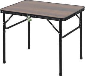 Stovyklavimo stalas Enero, rudas, 75 cm x 55 cm x 25 - 59 cm