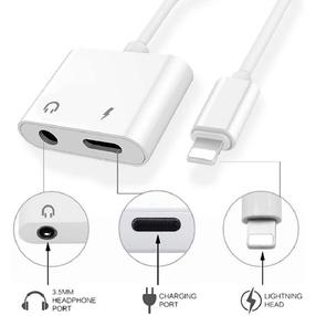 Adapteris Riff J-009, Lightning/3.5 mm (AUX), 9 cm, balta krās.