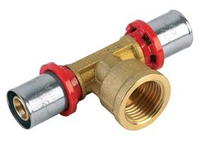 Adapteris TDM Brass 1655, 90 °, 16mm x 1/2", žalvaris