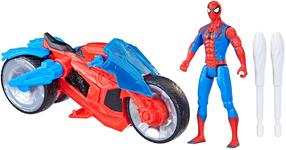 Rinkinys Hasbro Spiderman Web Blast Cycle F6899, 10 cm, mėlyna sp./raudona sp.