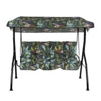 Lauko sūpynės Patio Tora Black Edition, juoda sp./žalia sp., 175 cm x 95 cm x 140 cm