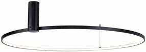 Lampa griesti Zuma Line Horik 89429-90BK, LED, 3000 - 6000 °K, 1 x 32 W, melna krās. / melna krās.