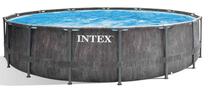 Baseinas, karkasinis Intex, pilka sp., 457 x 122 cm