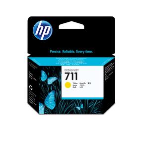 Tindiprinteri kassett HP 711, kollane v.