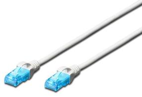 Laidas Digitus CAT 5e UTP Patch RJ-45 8P8C, RJ-45 8P8C, 0.25 m, pilka