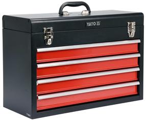 Įrankių dėžė VLX YATO, 52 cm x 21.8 cm x 36 cm, juoda sp./raudona sp.