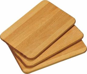 Virtuves dēlīšu komplekts Kesper Beech, brūna krās., 23 cm x 15 cm