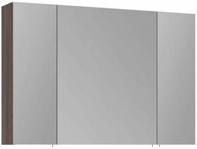 Piekarināms vannas istabas skapis ar spoguli Kalune Design Side, valriekstu krās., 16 cm x 100 cm x 66 cm