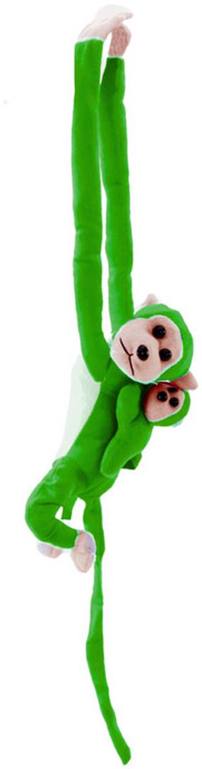 Pliušinis žaislas beždžionė Lean Toys 16830, žalia sp., 70 cm