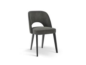 Ēdamistabas krēsls Cosmopolitan Design Bowe, matēts, tumši pelēka krās., 52 cm x 56 cm x 83 cm