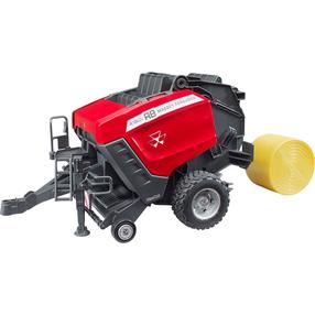  Игрушечный прицеп Bruder Round Baler RB 4180, красный цв./серый цв.