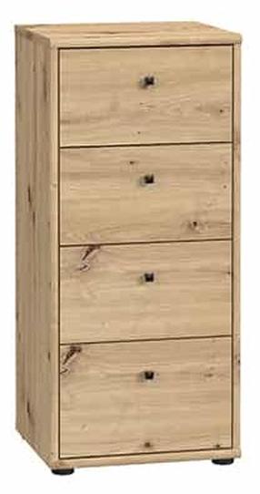 Komoda Forte Tempra 2 T2KK211-D78, ąžuolo sp., 85.5 cm x 38.6 cm x 34.8 cm