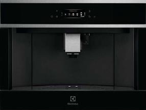 Įmontuojamas automatinis kavos aparatas Electrolux 900 serija EBC85X, juoda sp.