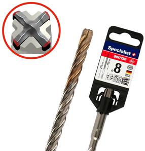 Puur Specialist+ Quattro 19/3-14400, kipskartong/betoon/plaadid, sds plus, 14 mm x 45 cm