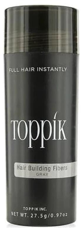 Пудра для волос Toppik Hair Building Fibers Grey, 27.5 мл