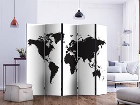 Fototapetas Artgeist Black & White World II Paraventtc1948, 172 cm x 225 cm
