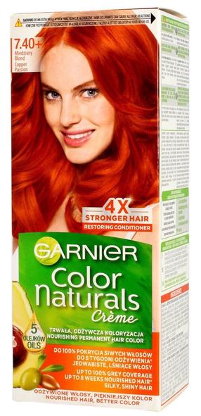 Matu krāsa Garnier Color Naturals Creme, copper passion krās., 7.40+
