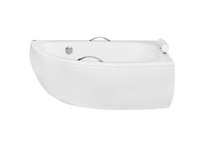 Vonia, kampinė Besco Milena Premium, 150 cm x 70 cm x 54.5 cm, dešininė, balta sp.