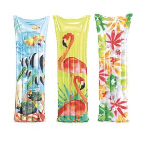 Pripučiamas paplūdimio čiužinys Intex 59720EU, įvairių spalvų, 183 cm x 69 cm