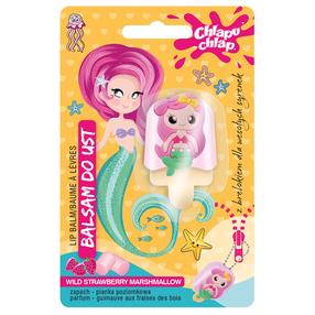 Lūpų balzamas Chlapu Chlap Mermaid Strawberry foam, -